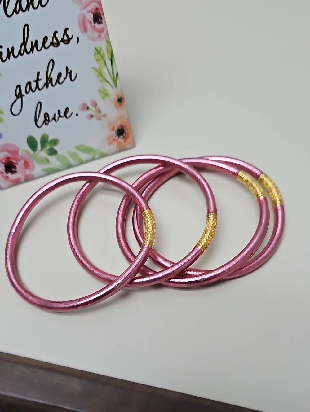 All Weather Womens Bracelets. Color Rose (Not Budhagirls)